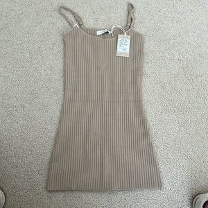 Knit mini dress